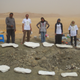 The all-Egyptian field team from the Mansoura University Vertebrate Paleontology initiative that found and collected the new titanosaur. (Image: Mansoura University)